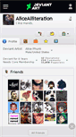 Mobile Screenshot of alicealliteration.deviantart.com