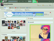 Tablet Screenshot of alicealliteration.deviantart.com