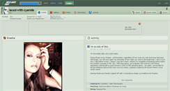 Desktop Screenshot of laced-with-cyanide.deviantart.com