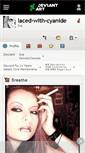Mobile Screenshot of laced-with-cyanide.deviantart.com