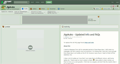 Desktop Screenshot of jigokuko.deviantart.com