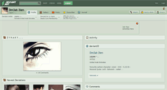 Desktop Screenshot of dm3at-3ien.deviantart.com