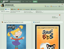 Tablet Screenshot of jorgeskunk.deviantart.com