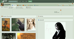 Desktop Screenshot of clovenhoof.deviantart.com
