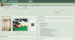 Desktop Screenshot of hyena-lovers.deviantart.com