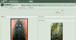 Desktop Screenshot of lunalacerta.deviantart.com