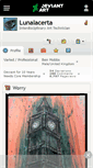 Mobile Screenshot of lunalacerta.deviantart.com