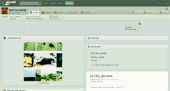 Desktop Screenshot of he11o-world.deviantart.com