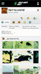 Mobile Screenshot of he11o-world.deviantart.com