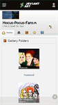 Mobile Screenshot of hocus-pocus-fans.deviantart.com