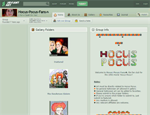 Tablet Screenshot of hocus-pocus-fans.deviantart.com