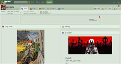 Desktop Screenshot of coyotek.deviantart.com
