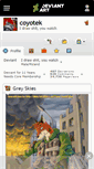 Mobile Screenshot of coyotek.deviantart.com