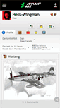Mobile Screenshot of hells-wingman.deviantart.com