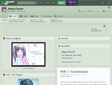 Tablet Screenshot of misao-flower.deviantart.com