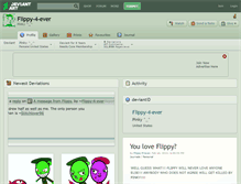 Tablet Screenshot of flippy-4-ever.deviantart.com