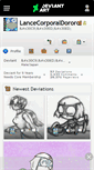 Mobile Screenshot of lancecorporaldororo.deviantart.com