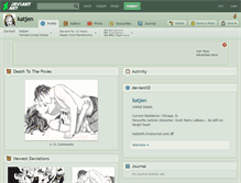 Tablet Screenshot of katjen.deviantart.com