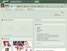 Tablet Screenshot of liladis.deviantart.com