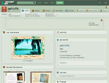 Tablet Screenshot of pao-llita.deviantart.com