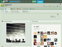 Tablet Screenshot of andres133.deviantart.com