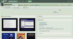 Desktop Screenshot of dragonscholar.deviantart.com