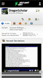 Mobile Screenshot of dragonscholar.deviantart.com