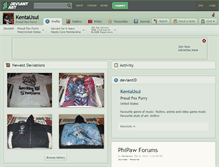 Tablet Screenshot of kentausui.deviantart.com