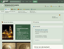 Tablet Screenshot of fantasma-de-la-opera.deviantart.com