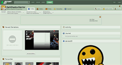 Desktop Screenshot of darkshadowwarrior.deviantart.com