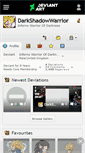 Mobile Screenshot of darkshadowwarrior.deviantart.com