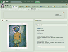 Tablet Screenshot of mrworld.deviantart.com