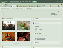 Tablet Screenshot of elcia21.deviantart.com