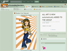 Tablet Screenshot of princessdaisyfanclub.deviantart.com