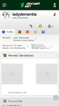 Mobile Screenshot of ladydementia.deviantart.com
