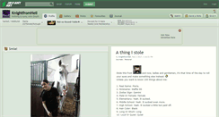 Desktop Screenshot of knightfromhell.deviantart.com