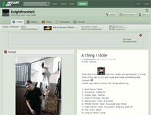 Tablet Screenshot of knightfromhell.deviantart.com