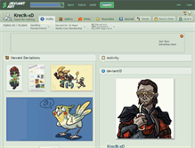 Tablet Screenshot of krecik-xd.deviantart.com