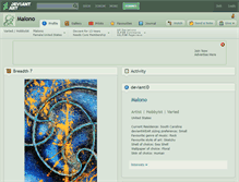 Tablet Screenshot of malono.deviantart.com