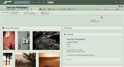 Desktop Screenshot of dark-eye-photography.deviantart.com