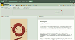 Desktop Screenshot of nomand.deviantart.com