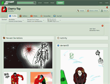 Tablet Screenshot of cherry-top.deviantart.com