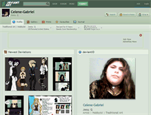 Tablet Screenshot of celene-gabriel.deviantart.com