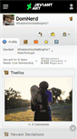 Mobile Screenshot of domnerd.deviantart.com