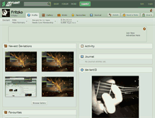 Tablet Screenshot of fritzko.deviantart.com