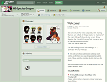 Tablet Screenshot of hs-species-swap.deviantart.com