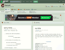 Tablet Screenshot of maurya2.deviantart.com