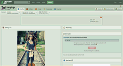 Desktop Screenshot of hangings.deviantart.com