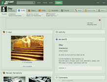 Tablet Screenshot of disy.deviantart.com