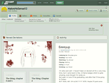 Tablet Screenshot of makesnosensex3.deviantart.com